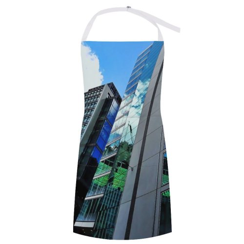 yanfind Custom aprons Architectural Design Architecture Sky Buildings City Cityscape Clouds Daylight Exterior Facade Futuristic white white-style1 70×80cm