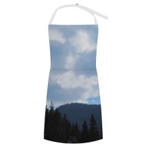 yanfind Custom aprons Cloudy Bulgaria Balkan Natural Outdoors Vacation Travel Travelling Sky Clouds Forest white white-style1 70×80cm