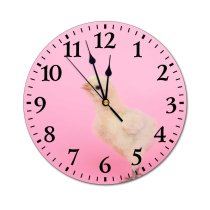 yanfind Fashion PVC Wall Clock Bird Cute Farm Easter Chicken Young Hen Baby Funny Feather Little Tiny002 Mute Suitable Kitchen Bedroom Decorate Living Room