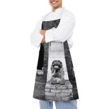 yanfind Custom aprons Abandoned Aged Arch Architecture Brick Building Bw Cement City Classic Column Construction white white-style1 70×80cm