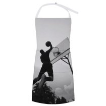 yanfind Custom aprons Action Basketball Bw Challenge Competition Confident Court Daytime Effort Endurance Energy Exercise white white-style1 70×80cm