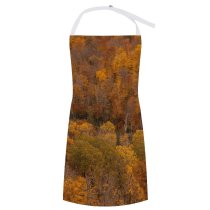 yanfind Custom aprons Aerial Area Autumn Breathtaking Calm Colorful Deciduous Drone Fall Flora Foliage Forest white white-style1 70×80cm