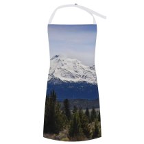 yanfind Custom aprons Shasta Landscape California Land Sky Clouds Trees white-style1 70×80cm
