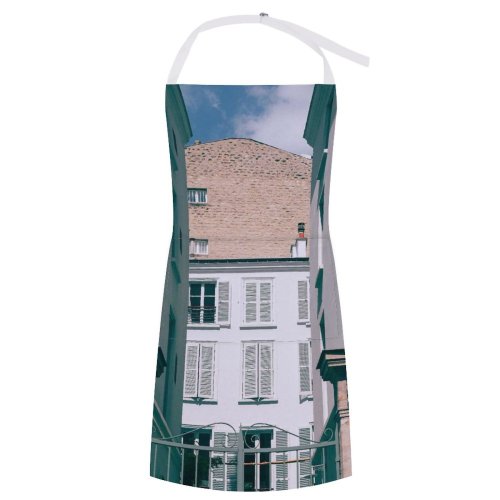 yanfind Custom aprons Accommodation Aged Apartment Architecture Area Balcony Block Building City Classic Community Complex002 white white-style1 70×80cm