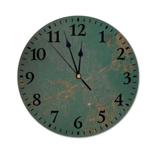 yanfind Fashion PVC Wall Clock Architecture Artwork Brick Building Ceiling Classic Construction Creative Curve Decor Decoration Mute Suitable Kitchen Bedroom Decorate Living Room