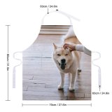 yanfind Custom aprons Adorable Affection Akita Friend Blurred Bonding Care Caress Content Crop white white-style1 70×80cm
