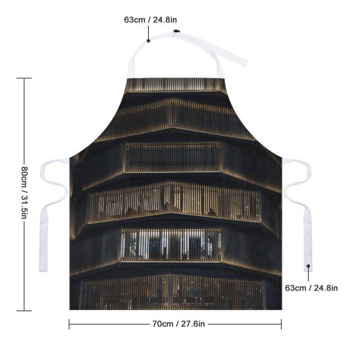 yanfind Custom aprons Abstract Accommodation Architecture Building Center City Complex Construction Contemporary Creative Decor Design white white-style1 70×80cm