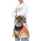 yanfind Custom aprons Adorable Charming Chordate Concept Space Cute Dog Fluffy Friendly Fur Gentle Intelligent white white-style1 70×80cm