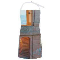 yanfind Custom aprons Aged Ancient Arch Architecture Blurred Building Church Construction Detail Doorway Entrance white white-style1 70×80cm