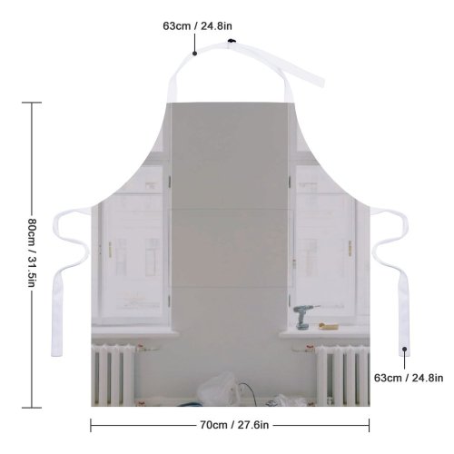 yanfind Custom aprons Accommodation Apartment Clean Construction Contemporary Space Cozy Daylight Design Drill Dwell white white-style1 70×80cm
