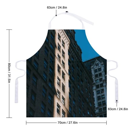 yanfind Custom aprons Accommodation Apartment Architecture Building Cement City Complex Concrete Condominium Construction Decor white white-style1 70×80cm
