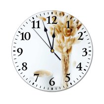 yanfind Fashion PVC Wall Clock Aroma Aromatic Beverage Bouquet Breakfast Bunch Caffeine Cappuccino Ceramic Coffee Cup Decor Mute Suitable Kitchen Bedroom Decorate Living Room