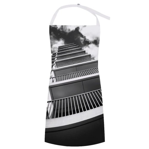 yanfind Custom aprons Architectural Design Architecture Building Daylight Exterior Futuristic Glass Items Panels Shot white white-style1 70×80cm