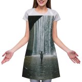 yanfind Custom aprons Admire Adventure Anonymous Arms Raised Carefree Cascade Cave Cheerful Cliff Daylight Daytime white white-style1 70×80cm