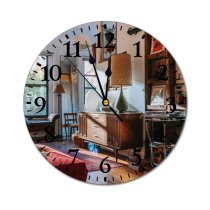 yanfind Fashion PVC Wall Clock Audio Bed Cabinet Carpet Classic Comfort Couch Cozy Cushion Decor Decoration Design Mute Suitable Kitchen Bedroom Decorate Living Room