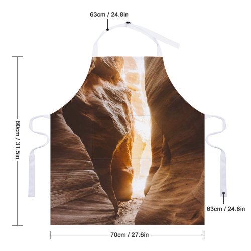 yanfind Custom aprons Abstract America Antelope Arid Arizona Atmosphere Canyon Desert Dry Ecology Endless Formation white white-style1 70×80cm