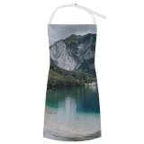 yanfind Custom aprons Adventure Breathtaking Calm Clear Cliff Cloudy Dark Destination Forest Formation Freedom white white-style1 70×80cm