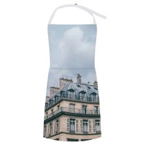 yanfind Custom aprons Accommodation Aged Architecture Balcony Building City Cityscape Cloudy Complex Condominium Construction Daytime white white-style1 70×80cm