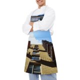 yanfind Custom aprons Architecture Balconies Buildings Clouds Contemporary Design Glass Shot Sky white white-style1 70×80cm