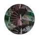 yanfind Fashion PVC Wall Clock Accommodation Apartment Architecture Area Building Calm City Condominium Construction Daylight Daytime Mute Suitable Kitchen Bedroom Decorate Living Room