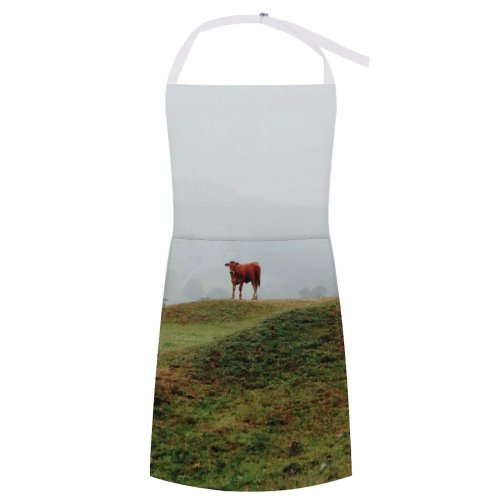 yanfind Custom aprons 016 white white-style1 70×80cm