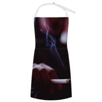 yanfind Custom aprons Addict Anonymous Bad Brunette Cigarette Confident Dark Faceless Female From white white-style1 70×80cm