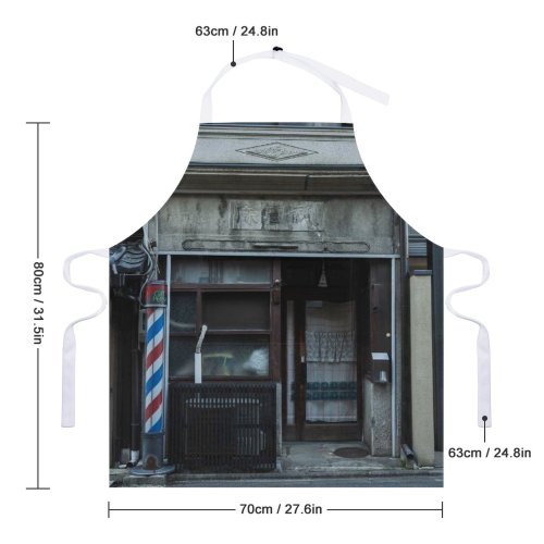 yanfind Custom aprons Abandoned Aged Architecture Asphalt Barbershop Building City Concrete Construction Daytime Decor Design white white-style1 70×80cm