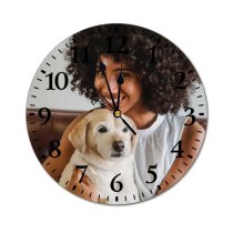 yanfind Fashion PVC Wall Clock Adorable Affection Afro Bonding Calendar Candid Charming Cheerful Chill Comfort Content Mute Suitable Kitchen Bedroom Decorate Living Room