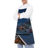 yanfind Custom aprons Aged Architecture Artificial Atmosphere Breathtaking Building Cloudy Complex Dusk Dwell white white-style1 70×80cm