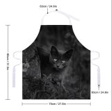 yanfind Custom aprons Adorable Attention Attentive Blurred Bw Calm Cat Countryside Creature Curious Cute Daylight white white-style1 70×80cm