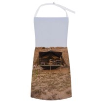 yanfind Custom aprons Architecture Barren Bumpy Construction Space Countryside Daytime Dry Fence Field Furniture Grass white white-style1 70×80cm