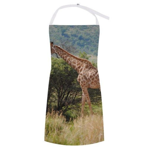 yanfind Custom aprons Affection Beauty Bonding Bush Calm Camelopardalis Care Caress Chordate Countryside Daylight Elongated white white-style1 70×80cm