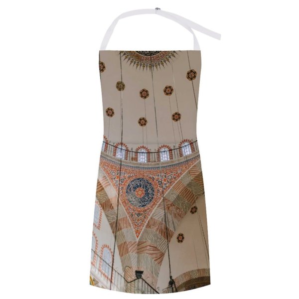 yanfind Custom aprons Art Architecture Travel Ceiling Design Decoration Religion Dome Gold Ancient white white-style1 70×80cm