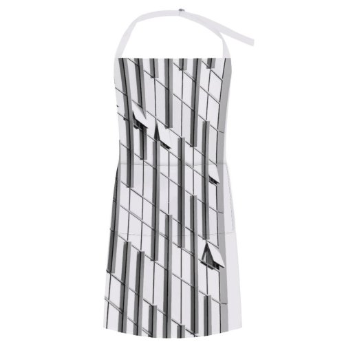 yanfind Custom aprons Architectural Design Architecture Building City Contemporary Downtown Exterior Facade Futuristic Glass white white-style1 70×80cm