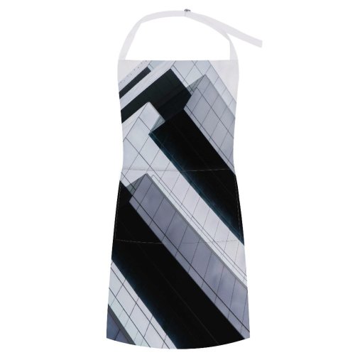 yanfind Custom aprons Architectural Design Architecture Building City Contemporary Downtown Exterior Facade Glass High white white-style1 70×80cm