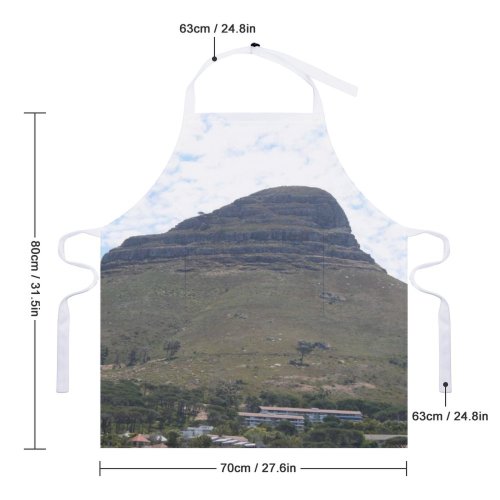 yanfind Custom aprons CapeTown Landscape white white-style1 70×80cm