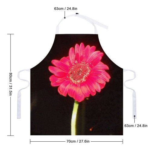 yanfind Custom aprons Flower Bloom Plant Petals Pretty Love white white-style1 70×80cm