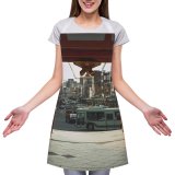yanfind Custom aprons Aged Ancient Architecture Auto Belief Blurred Car City Daytime Direction District white white-style1 70×80cm