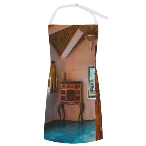 yanfind Custom aprons Accommodation Ancient Apartment Architecture Bed Bedroom Bedside Cabinet Ceiling Classic Comfort Commode white white-style1 70×80cm