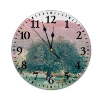 yanfind Fashion PVC Wall Clock Bloom Botanic Botany Bush Calm Countryside Cultivate Daylight Daytime Field Flora Floral Mute Suitable Kitchen Bedroom Decorate Living Room