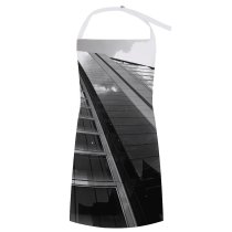 yanfind Custom aprons Architectural Design Architecture Building Clouds Facade Futuristic Glass Items Shot white white-style1 70×80cm