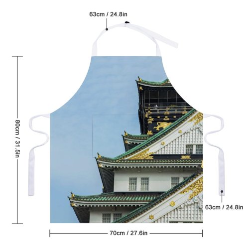 yanfind Custom aprons Aged Ancient Architecture Attract Authentic Building Castle Classic Construction Design Destination white white-style1 70×80cm