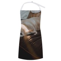 yanfind Custom aprons Adorable Anonymous Blurred Calm Casual Chill Comfort Couch Cozy Dog white white-style1 70×80cm
