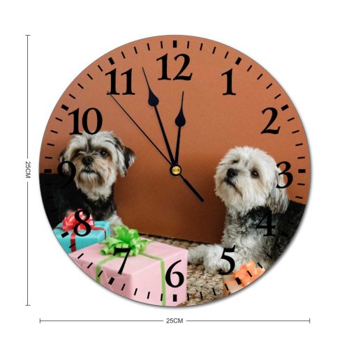 yanfind Fashion PVC Wall Clock Apartment Attentive Box Calm Carpet Celebrate Colorful Cozy Curious Decor Decoration Mute Suitable Kitchen Bedroom Decorate Living Room