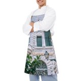 yanfind Custom aprons Aged Ancient Arch Arched Architecture Art Balcony Building City Construction Daytime white white-style1 70×80cm