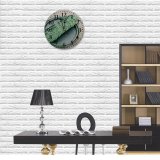 yanfind Fashion PVC Wall Clock Acrylic Apartment Appliance Construction Create Decor Design Detail Diy Do Mute Suitable Kitchen Bedroom Decorate Living Room