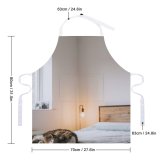 yanfind Custom aprons Adorable Asleep Bed Bedroom Blanket Calm Cat Charming Chordate Comfort Space Cozy white white-style1 70×80cm