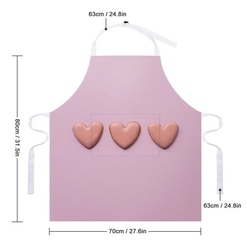 yanfind Custom aprons Affection Art Celebrate Colorful Concept Cookie Creative Decor Decoration Decorative Design Detail white white-style1 70×80cm