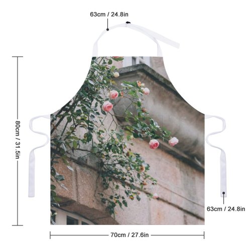 yanfind Custom aprons Aged Ancient Architecture Aroma Aromatic Bloom Blurred Botany Branch Building City white white-style1 70×80cm