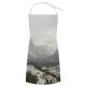 yanfind Custom aprons Mountains Peak Snow Himalayas Hills Landscape Trees Valley Clouds Sky white white-style1 70×80cm